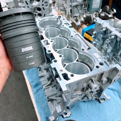 elantra N engine sleeving with Darton sleeves